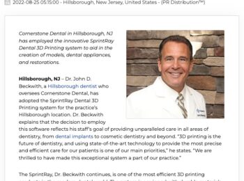 Hillsborough Implant Dentist Uses Innovative 3D Printing Software